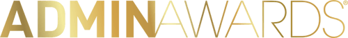 Admin Awards Gold Stacked Logo