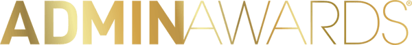 Admin Awards Gold Stacked Logo