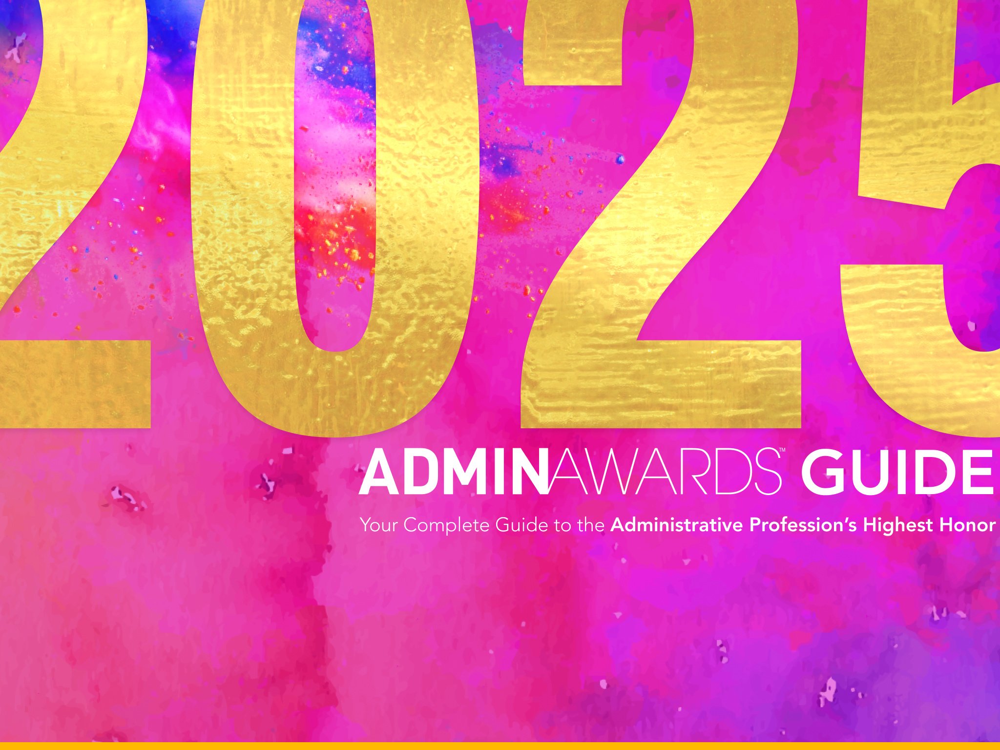 1. 2025 Guide Admin Awards